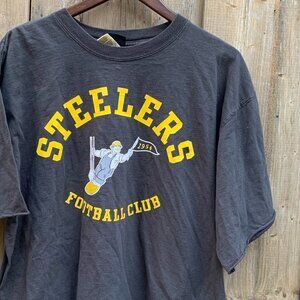 Vintage Steelers Football Club Reebok T Shirt Large